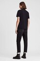 AllSaints – Polo REFORM SS POLO czarny MD051H