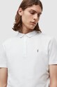 AllSaints - Polo tričko Brace SS Polo MD103H biela AA00