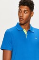 Tom Tailor Denim - Polo bawełna turkusowy 1016502.20587