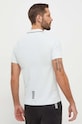 Odzież EA7 Emporio Armani polo 8NPF06.PJ04Z turkusowy