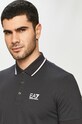 EA7 Emporio Armani - Polo 8NPF06.PJ04Z granatowy 8NPF06.PJ04Z