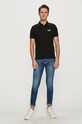 EA7 Emporio Armani - Polo 8NPF06.PJ04Z crna SS24