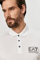 EA7 Emporio Armani - Polo 8NPF12.PJNQZ biały 8NPF12.PJNQZ