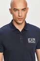EA7 Emporio Armani - Polo 8NPF12.PJNQZ granatowy 8NPF12.PJNQZ