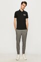 EA7 Emporio Armani - Poló 8NPF12.PJNQZ fekete AA00