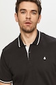Jack & Jones - Polo czarny 12180891.