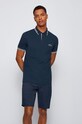 Polo tričko Boss s elastanem námořnická modř 50412675.NOS