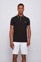 Polo tričko Boss s elastanom čierna 50412675.NOS