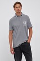 Armani Exchange Polo 8NZFPA.Z8M5Z.NOS szary 8NZFPA.Z8M5Z.NOS