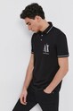 Polo tričko Armani Exchange černá 8NZFPA.Z8M5Z.NOS