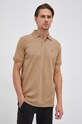 Selected Homme Polo 16082840.Kelp brązowy AA00