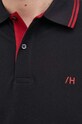 Selected Homme polo bawełniane 16082841.Black czarny