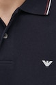 Polo tričko Emporio Armani 8N1FB3.1JPTZ.NOS tmavomodrá