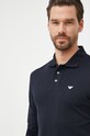 Emporio Armani longsleeve bawełniany granatowy 8N1FQ0.1JTKZ.NOS