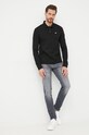 Emporio Armani longsleeve bawełniany 8N1FQ0.1JTKZ.NOS czarny AA00