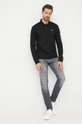 Emporio Armani longsleeve bawełniany czarny