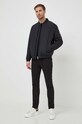 Bavlnené polo tričko Emporio Armani 8N1FQ2.1JTKZ.NOS čierna AA00