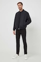 Бавовняне поло Emporio Armani 8N1FQ2.1JTKZ.NOS чорний AA00