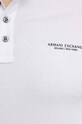 Bavlněné polo tričko Armani Exchange 8NZF80.Z8H4Z.NOS bílá