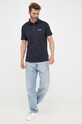 Armani Exchange polo de bumbac 8NZF80.Z8H4Z.NOS bleumarin AA00