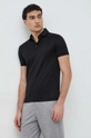 czarny Emporio Armani polo Męski