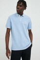 Marc O'Polo polo bawełniane turkusowy M22226653000