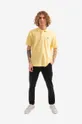 Bavlnené polo tričko Lacoste HLL žltá