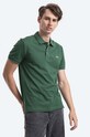 Bavlněné polo tričko Lacoste PH4012 132 PH4012.132 zelená
