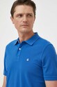 United Colors of Benetton polo bawełniane 3089J3179.0W5 niebieski