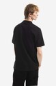 Odzież Carhartt WIP polo bawełniane Chase Pique I023807.BLACK.GOLD czarny