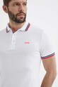 BOSS Green polo bawełniane 50469055 biały AA00