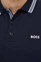 Бавовняне поло BOSS Green темно-синій 50469055