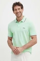 BOSS Green polo bawełniane zielony 50469055