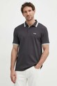 BOSS Green polo bawełniane 50469055 szary AA00