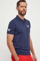 Поло EA7 Emporio Armani темно-синій 8NPF23.PJEMZ
