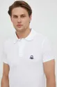 bijela Pamučna polo majica United Colors of Benetton