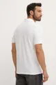 Βαμβακερό μπλουζάκι πόλο Boss Orange λευκό