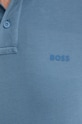 BOSS Orange polo de bumbac 50507813 albastru