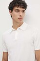 Pamučna polo majica Armani Exchange bijela 8NZF5D.ZM3JZ.NOS