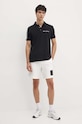 Armani Exchange polo 8NZFSG.ZJ81Z.NOS czarny AA00