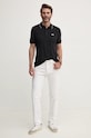 Boss Green polo de bumbac 50506195 negru AA00