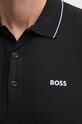 Хлопковое поло Boss Green 50506195 чёрный