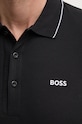 Boss Green polo de bumbac 50506195 negru