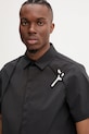Heliot Emil koszula czarny SS25.M.05.042.BLK01.CO