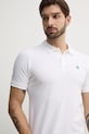 United Colors of Benetton tricou polo alb 3WG9U301Z