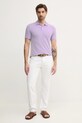 Поло United Colors of Benetton 3WG9U301Z фіолетовий AA00