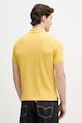Odzież United Colors of Benetton polo męskie bawełniane z elastanem 3WG9U301Z żółty