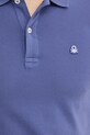United Colors of Benetton tricou polo 3WG9U301Z violet