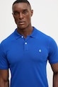 United Colors of Benetton tricou polo albastru 3WG9U301Z