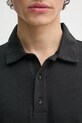 Rag & Bone polo bawełniane MBC23FT012CA12 czarny
